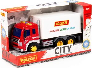 Polesie Polesie 93141 "City", samochód-ciężarówka inercyjny (ze światłem i dźwiękiem) (czerwono-biały) (w pudełku) 1