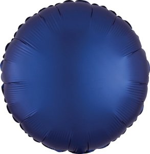 AMSCAN Balon foliowy Lustre Navy niebieski okrągły 43cm 9914110 1