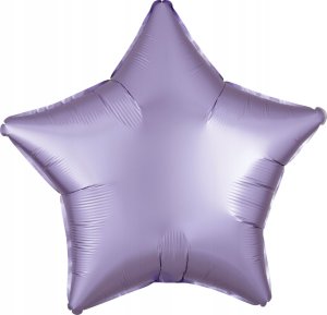 AMSCAN Balon foliowy Lustre Pastel lilac gwiazda 48cm 9914124 1