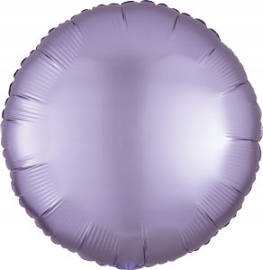 AMSCAN Balon foliowy Lustre Pastel lilac okrągły 43cm 9914122 1