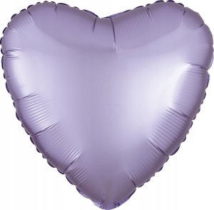 AMSCAN Balon foliowy Lustre Pastel lilac serce 43cm 9914123 1