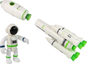 LeanToys Rakieta Kosmiczna Kosmos Kosmonauta Dym Dźwięk Światła 3