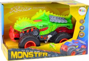 LeanToys Auto Terenowe Dinozaur T-Rex Światła Dźwięki Napęd Zielony 4