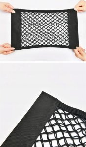 LeanToys Siatka Do Bagażnika Auta Organizer Torba Na Rzep Mocna Kieszeń 60x25cm 2
