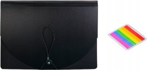 LeanToys Organizer Teczka Z Przegródkami Kolorowa Zakładki