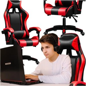 Fotel ExtraLink G-522 Czarno-czerwony 3