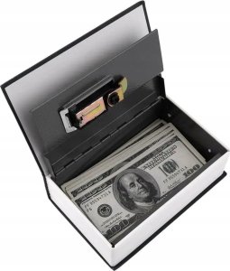 ExtraLink EXTRALINK HOME SEJF KSIĄŻKA SŁOWNIK METALOWA KASETKA NA PIENIĄDZE KLUCZE STALOWA SKRYTKA S-405 2