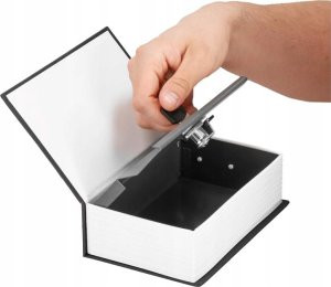 ExtraLink EXTRALINK HOME SEJF KSIĄŻKA SŁOWNIK METALOWA KASETKA NA PIENIĄDZE KLUCZE STALOWA SKRYTKA S-405 3