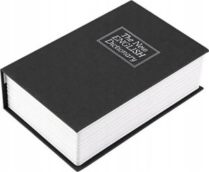 ExtraLink EXTRALINK HOME SEJF KSIĄŻKA SŁOWNIK METALOWA KASETKA NA PIENIĄDZE KLUCZE STALOWA SKRYTKA S-405 4