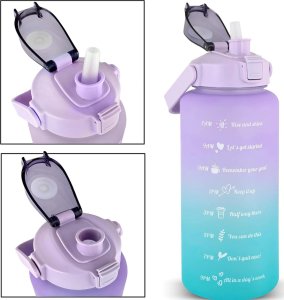 ExtraLink EXTRALINK BUTELKA MOTYWACYJNA BIDON NA WODĘ 2000ML FIOLET-BŁĘKIT BUT-992 3