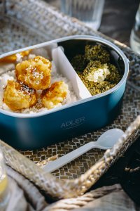 Adler Pojemnik na żywność - podgrzewany - metalowy (AD 4505 blue) 15