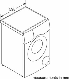 Pralko-suszarka Bosch Bosch | Washing Machine | WNC254ARSN | Energy efficiency class A/D | Front loading | Washing capacity 10.5 kg | 1400 RPM | Depth 62.2 cm | Width 59.8 cm | LED | Drying system | Drying capacity 6 kg | Steam function | Dosage assistant 5