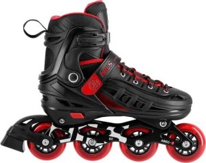 Rolki Nils Extreme NA18811A rekreacyjne regulowane czarne r. 39-43 2