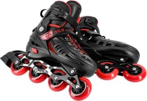 Rolki Nils Extreme NA18811A rekreacyjne regulowane czarne r. 39-43 6