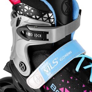 Rolki Nils Extreme NH18190A z wymienną płozą regulowane czarne r. 29-33 6