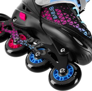 Rolki Nils Extreme NH18190A z wymienną płozą regulowane czarne r. 34-38 6