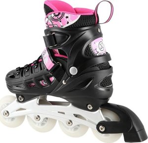 Rolki Nils Extreme NH10905 z wymienną płozą regulowane czarne r. 31-34 4