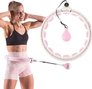 HMS Hula Hop z piłka i licznikiem HHW06 + pas BR163 Czarny Plus Size 2