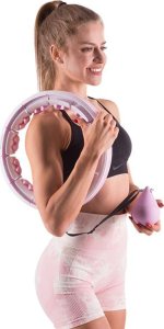 HMS Hula Hop z piłka i licznikiem HHW06 + pas BR163 Czarny Plus Size 7