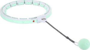 HMS ZESTAW HULA HOP HHW06 GREEN Z PIŁKĄ GRAWITACYJNĄ I LICZNIKIEM HMS + PAS BR163 BLACK PLUS SIZE 14