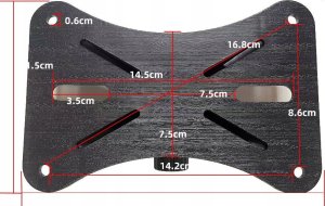 Mozos SPK1 Uniwersalny statyw głośnikowy 14