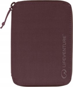 Lifeventure RFID Mini Travel Wallet, Recycled, Plum 1