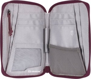 Lifeventure RFID Mini Travel Wallet Plum 2