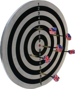 Enero DART OUTDOOR KARTONOWY 45CM I 6 RZUTEK ENERO 5