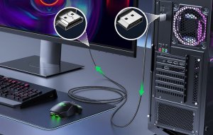 Kabel Ugreen DisplayPort - HDMI 3m szary (25491) 3