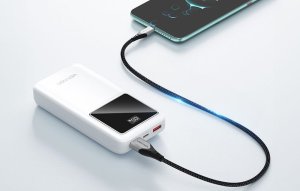 Vention Powerbank, , FHLB0, 20000mAh, Micro-USB, USB-C, 2xUSB-A, 22.5W (czarny) 5