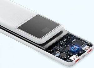 Vention Powerbank, , FHKW0, 10000mAh, Micro-USB, USB-C, 2xUSB-A, 22.5W (white) 3