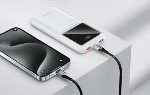 Vention Powerbank, , FHKW0, 10000mAh, Micro-USB, USB-C, 2xUSB-A, 22.5W (white) 5