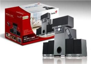Głośniki komputerowe Genius SW-HF5.1 5005 wood Srebrne 1