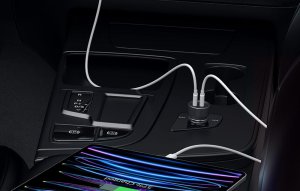 Ładowarka Aukey Ładowarka samochodowa Aukey CC-Y23, 2xUSB-C, 65W (czarna) 3