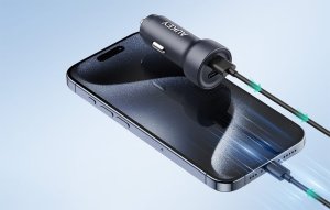 Ładowarka Aukey Ładowarka samochodowa Aukey CC-Y23, 2xUSB-C, 65W (czarna) 4