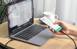 Kabel USB Aukey USB-C - USB-C 1 m Czarny (CB-SCC141 Black) 5