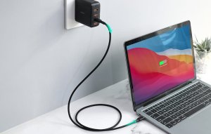 Kabel USB Aukey USB-C - USB-C 1 m Czarny (CB-SCC141 Black) 6