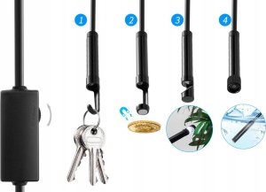 NeoTec NeoTEC Kamera inspekcyjna Ender 11 HD USB-C / Micro USB sztywny przewód 3.5 metrów 7