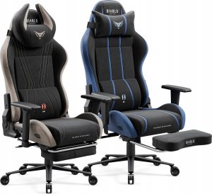 Diablo Materiałowy podnóżek do fotela Diablo X-Horn 2.0 Camel Black, Diablo X-One 2.0 Night Blue 2