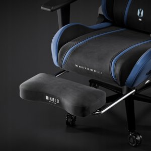 Diablo Materiałowy podnóżek do fotela Diablo X-Horn 2.0 Camel Black, Diablo X-One 2.0 Night Blue 3