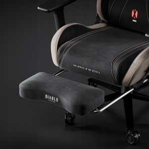 Diablo Materiałowy podnóżek do fotela Diablo X-Horn 2.0 Camel Black, Diablo X-One 2.0 Night Blue 4