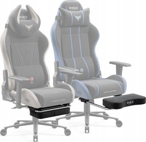 Diablo Materiałowy podnóżek do fotela Diablo X-Horn 2.0 Camel Black, Diablo X-One 2.0 Night Blue 5