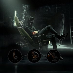 Fotel Diablo Chairs X.Eye Prime Gothic Green Normal Size 11