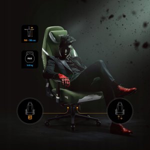 Fotel Diablo Chairs X.Eye Prime Gothic Green Normal Size 9