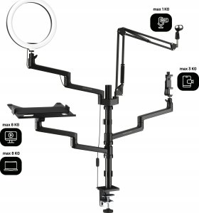 Podstawka Diablo Chairs Uchwyt do streamowania czarny X-Stream 11