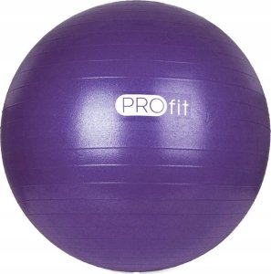 Profit Piłka gimnastyczna Profit 55 cm fioletowa z pompką DK 2102 1