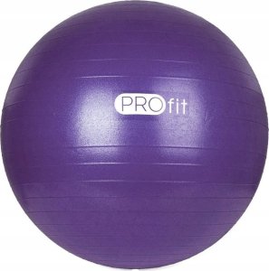 Profit Piłka gimnastyczna Profit 65 cm fioletowa z pompką DK 2102 1