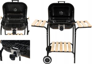 Toya LUND GRILL WĘGLOWY Z REGULACJĄ RUSZTU 45x40cm 11