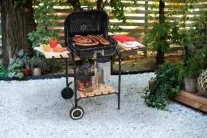 Toya LUND GRILL WĘGLOWY Z REGULACJĄ RUSZTU 45x40cm 13