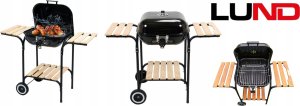 Toya LUND GRILL WĘGLOWY Z REGULACJĄ RUSZTU 45x40cm 16